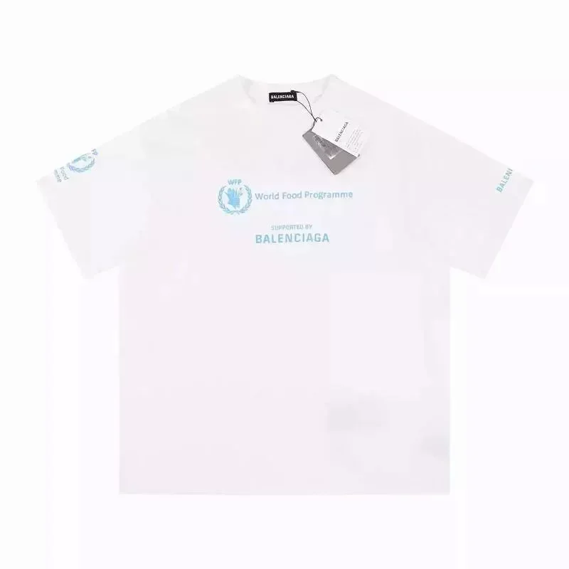 BALENCIAGA WFP Logo White T-Shirt