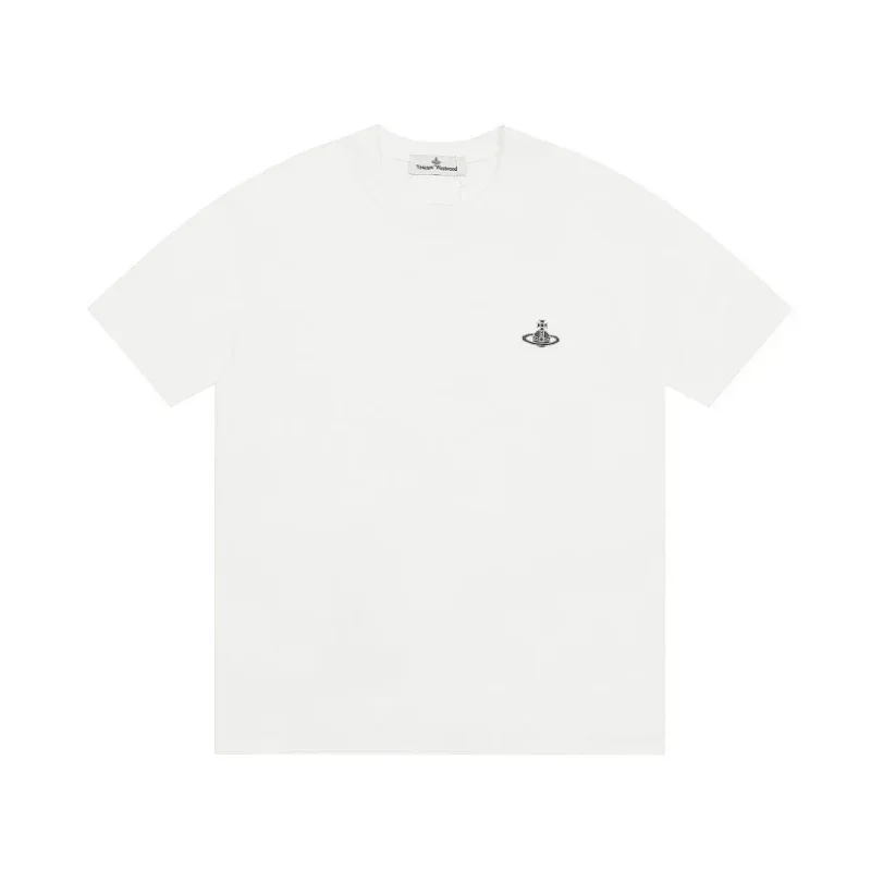 Vivienne Westwood White Saturn Logo T-Shirt