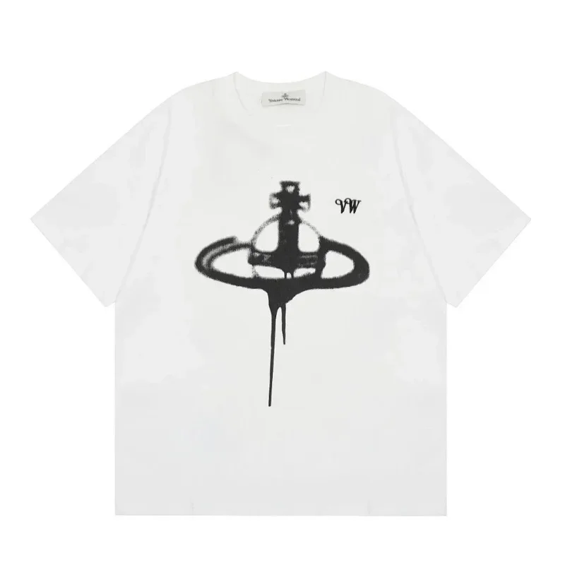 Vivienne Westwood Dripping Saturn Logo T-Shirt