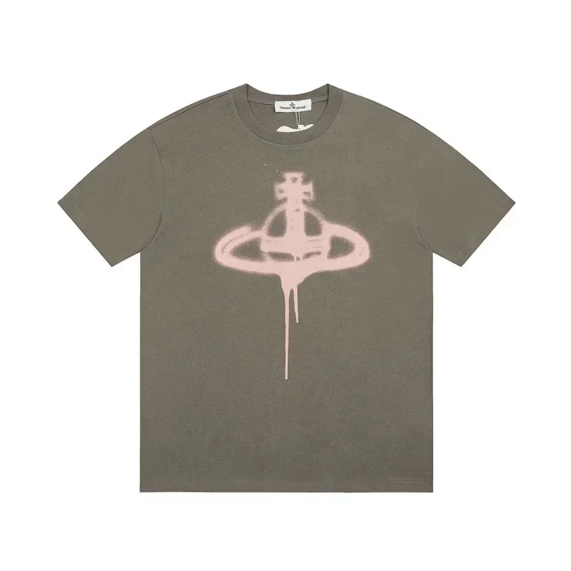 Vivienne Westwood Pink Saturn Drip T-Shirt