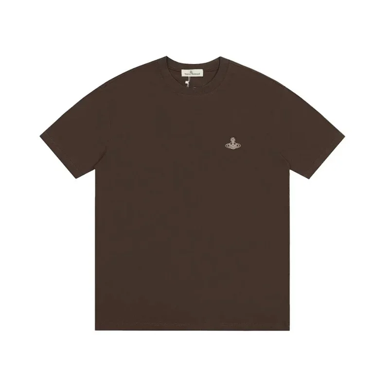 Vivienne Westwood Brown Orb Embroidery T-Shirt