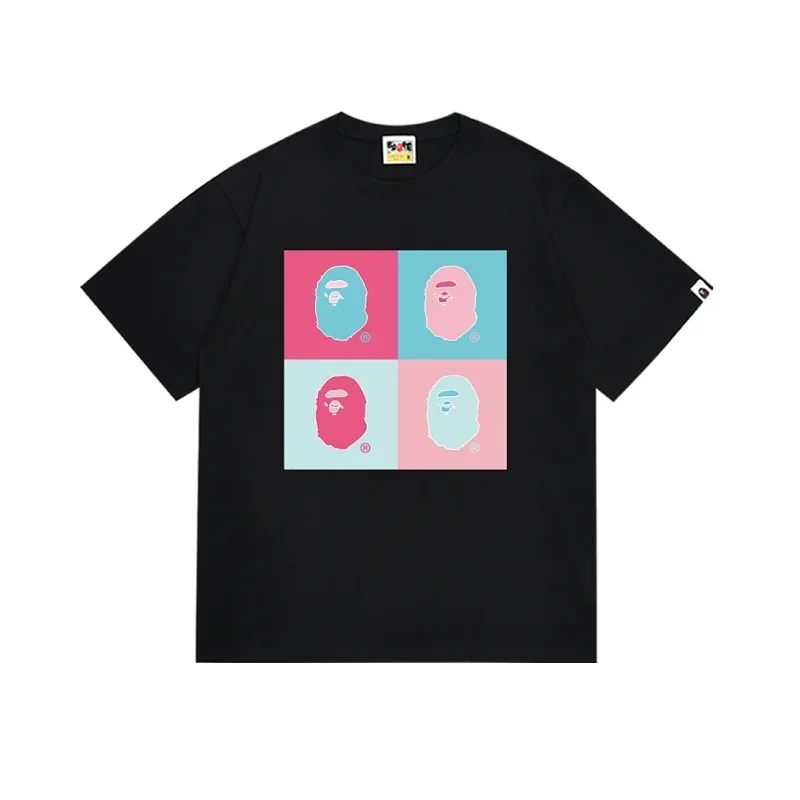 BAPE Color-Block Pop-Art Ape Tee