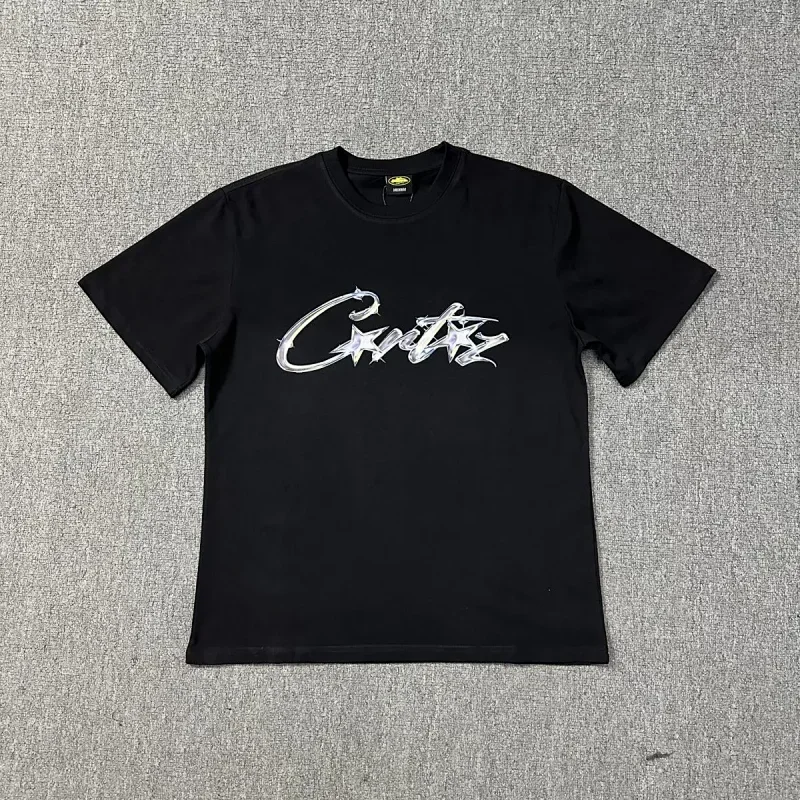 Crtz Black Star Print T-Shirt