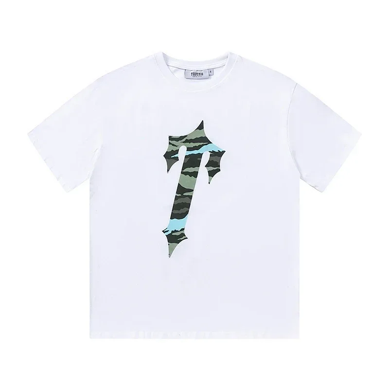 Trapstar White Camouflage "T" Graphic T-Shirt
