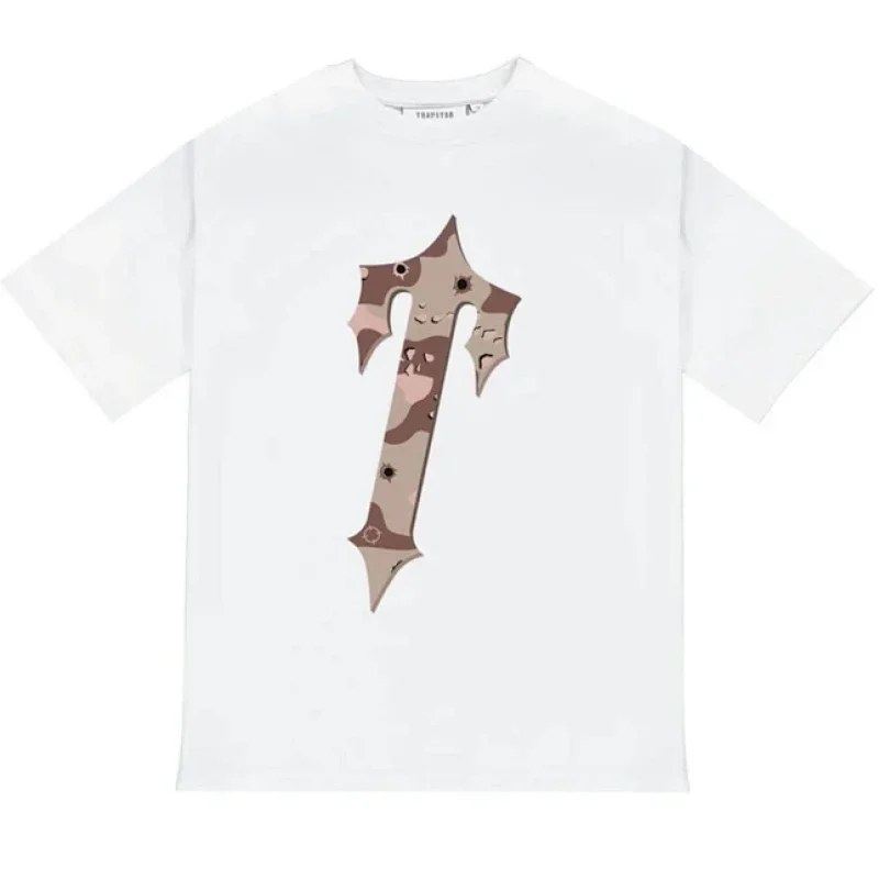 TRAPSTAR White Camouflage T Graphic T-Shirt