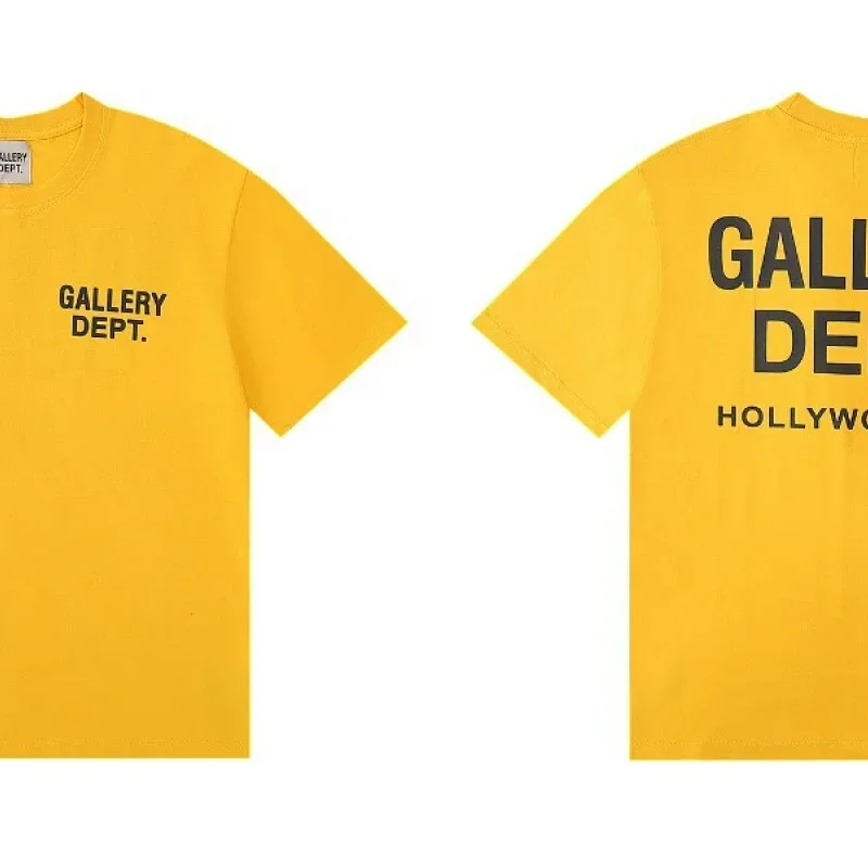 GALLERY DEPT. Yellow T-Shirt with Front & Back Print