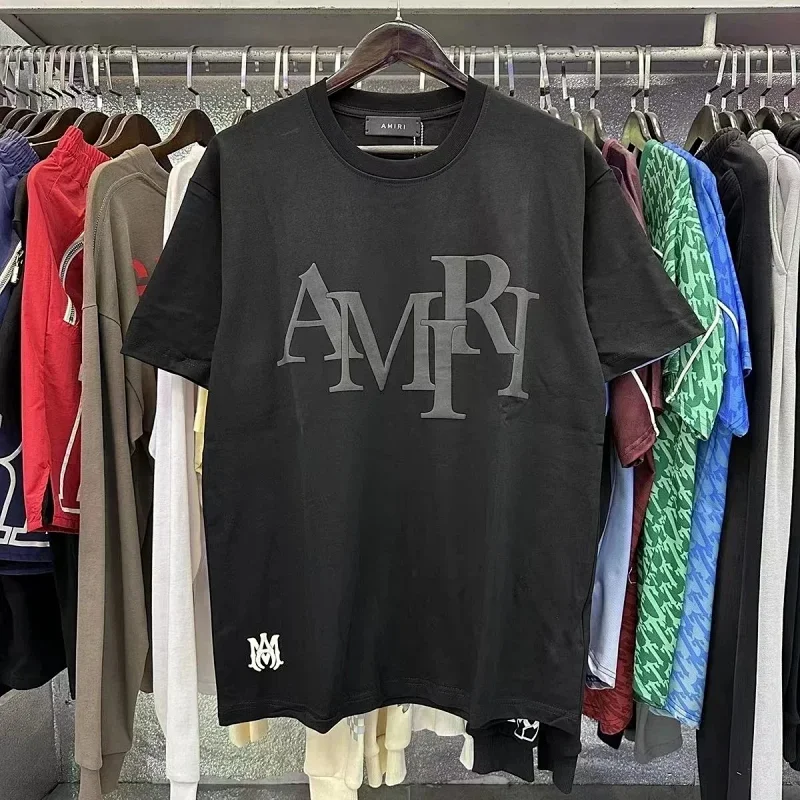 AMIRI Black Logo Print T-Shirt