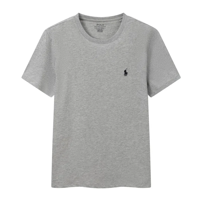 POLO Gray Crew Neck Short Sleeve T-Shirt