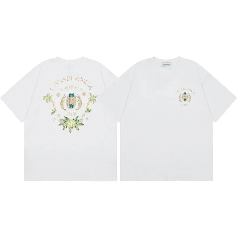 Casablanca Embroidered Tennis T-Shirt