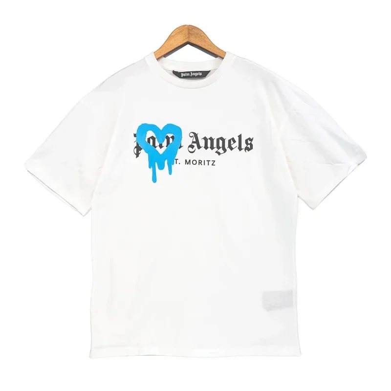Palm Angels Dripping Heart Tee