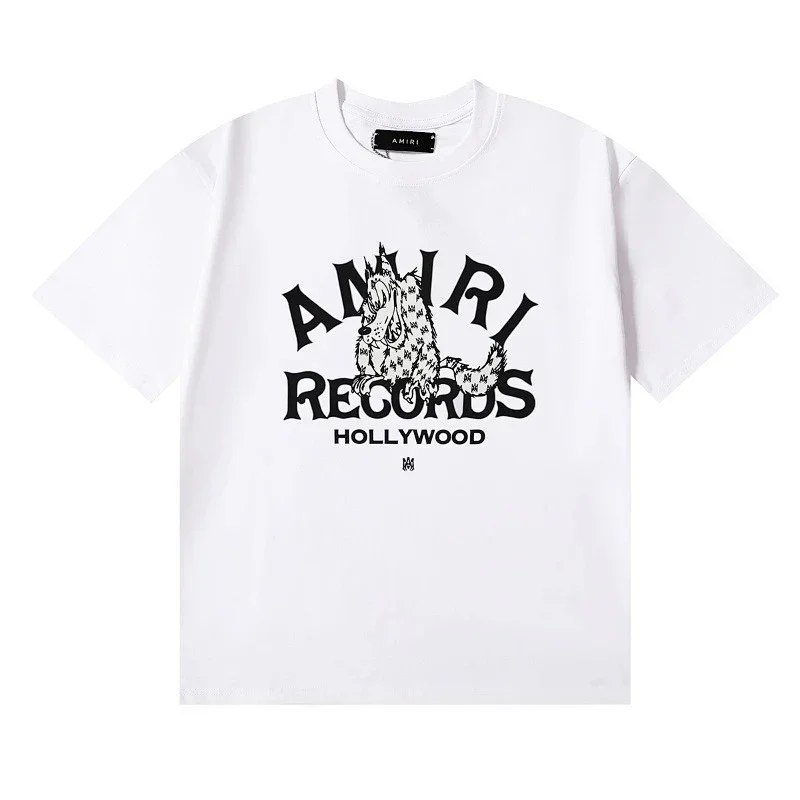 AMIRI White AMIRI RECORDS Hollywood Cartoon Graphic T-Shirt
