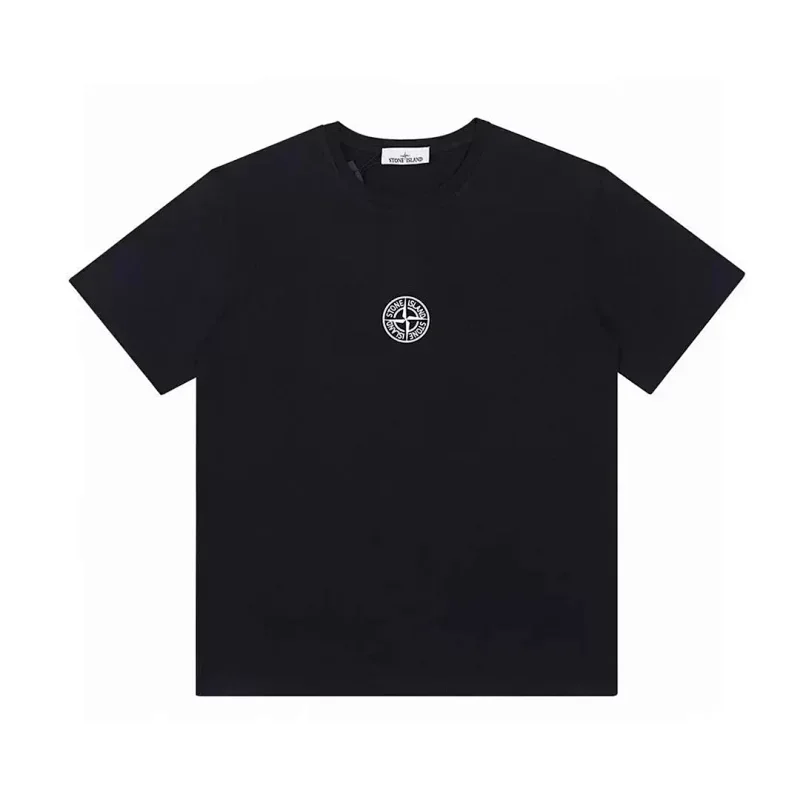 Stone Island Black Chest Logo T-Shirt