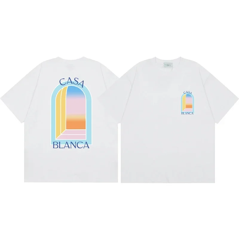 Casa Blanca White T-Shirt with Arched Door Graphic