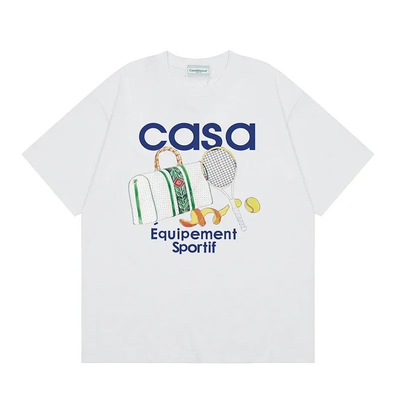 Casablanca White Sport Tee