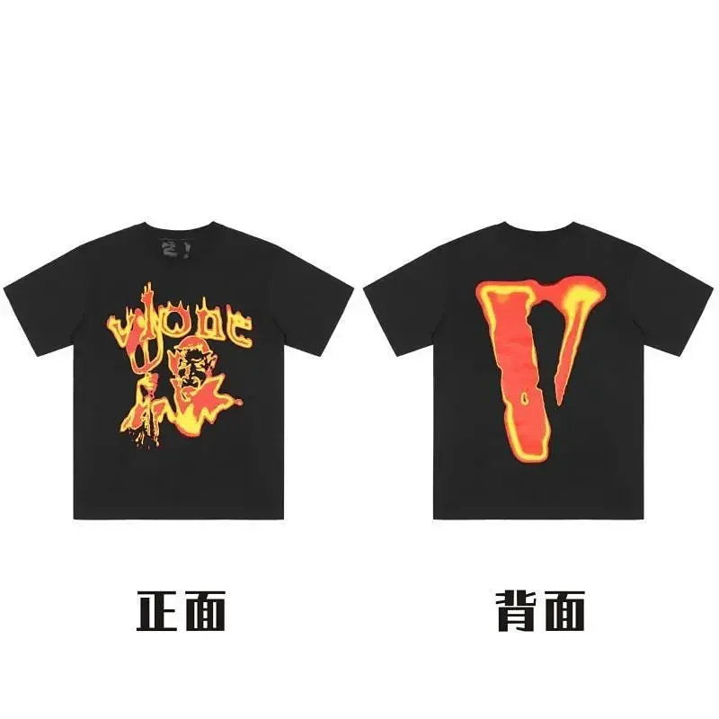 Vlone Black Flame T-Shirt