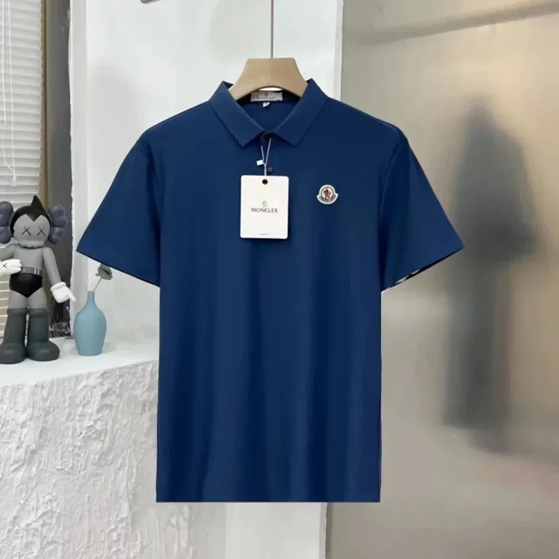 Moncler Polo T-Shirt with Badge