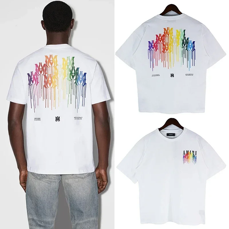 AMIRI Rainbow Drip T-Shirt