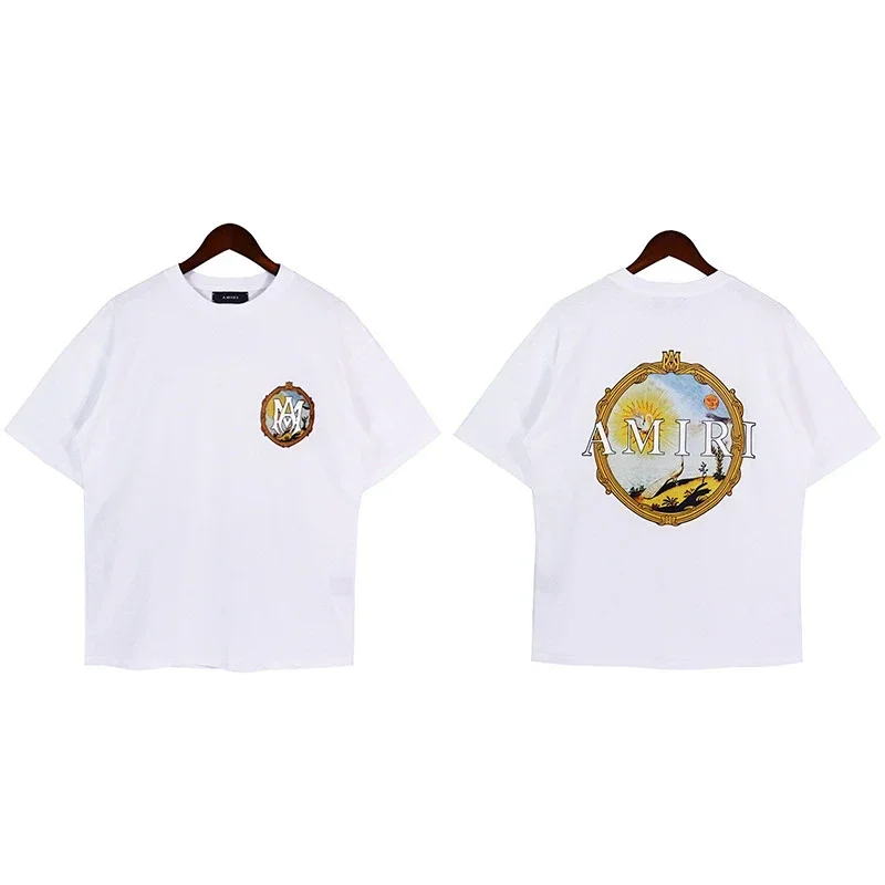 AMIRI White T-Shirt with Front & Back Print