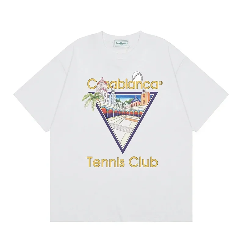 Casablanca White Tennis T-Shirt