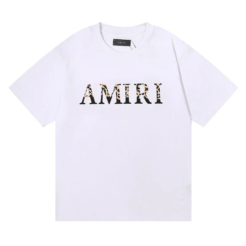 AMIRI Leopard Logo Print T-Shirt
