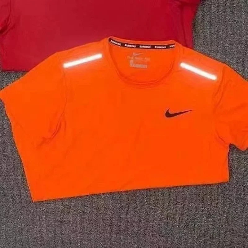 Nike Reflective Orange Running T-Shirt