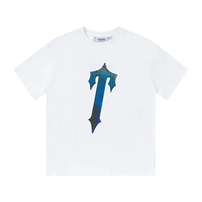 TRAPSTAR Blue Gradient Logo T-Shirt