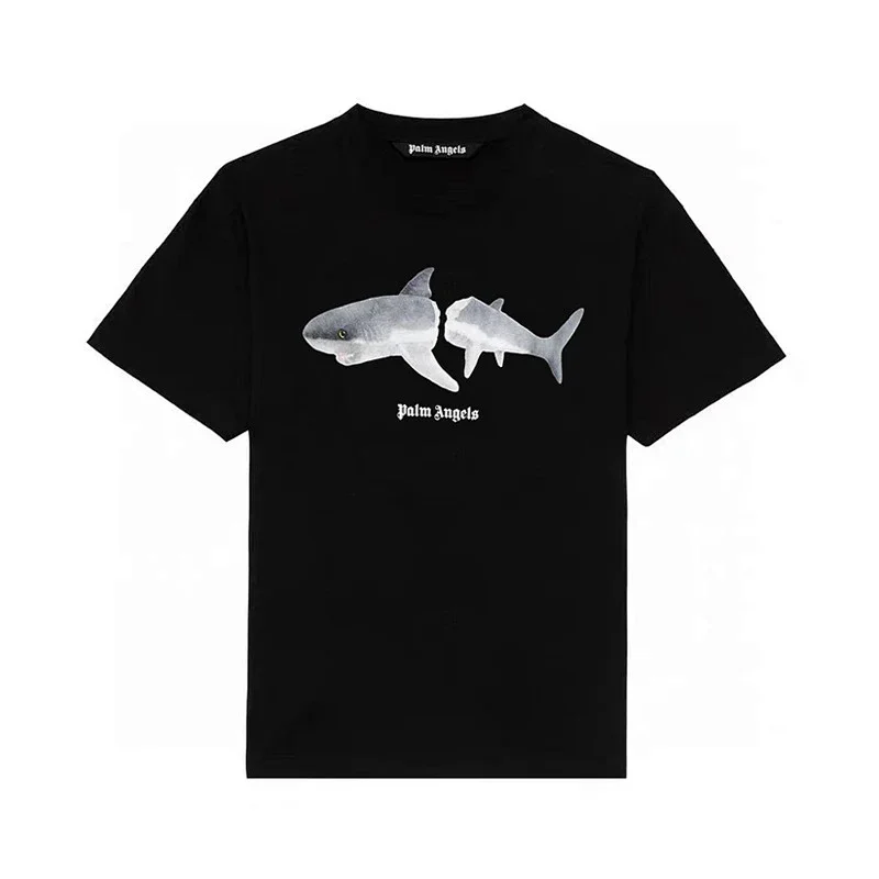 Palm Angels Broken Shark Graphic T-Shirt