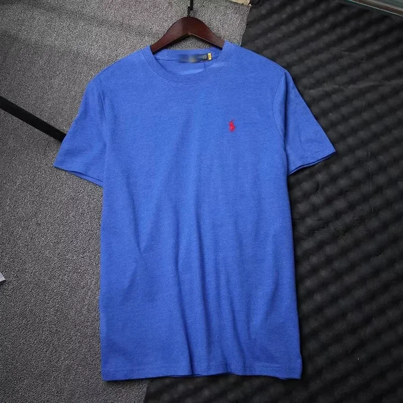 Polo Blue T-Shirt with Red Pony Logo